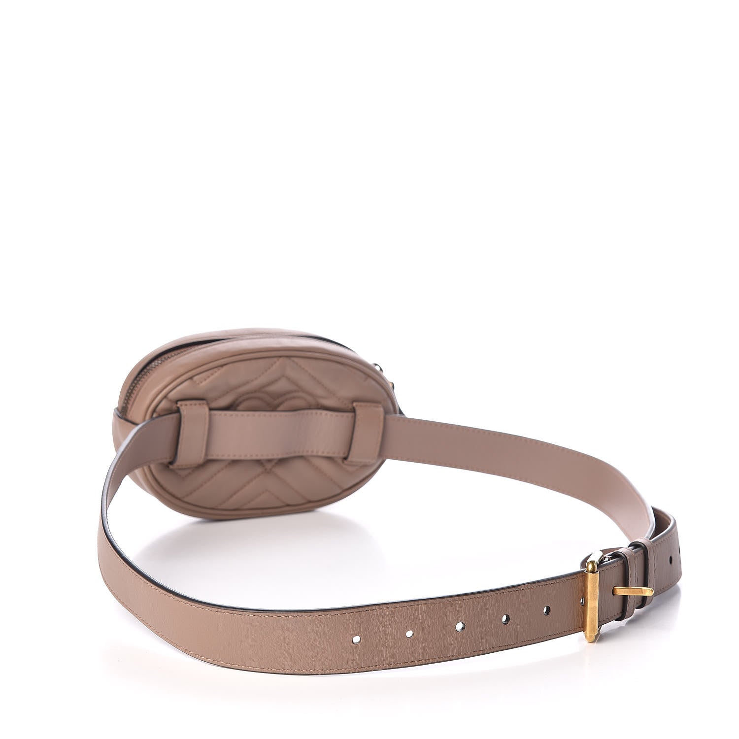Gucci Calfskin Matelasse GG Marmont Belt Bag 105 42 Porcelain Rose 3 of 9