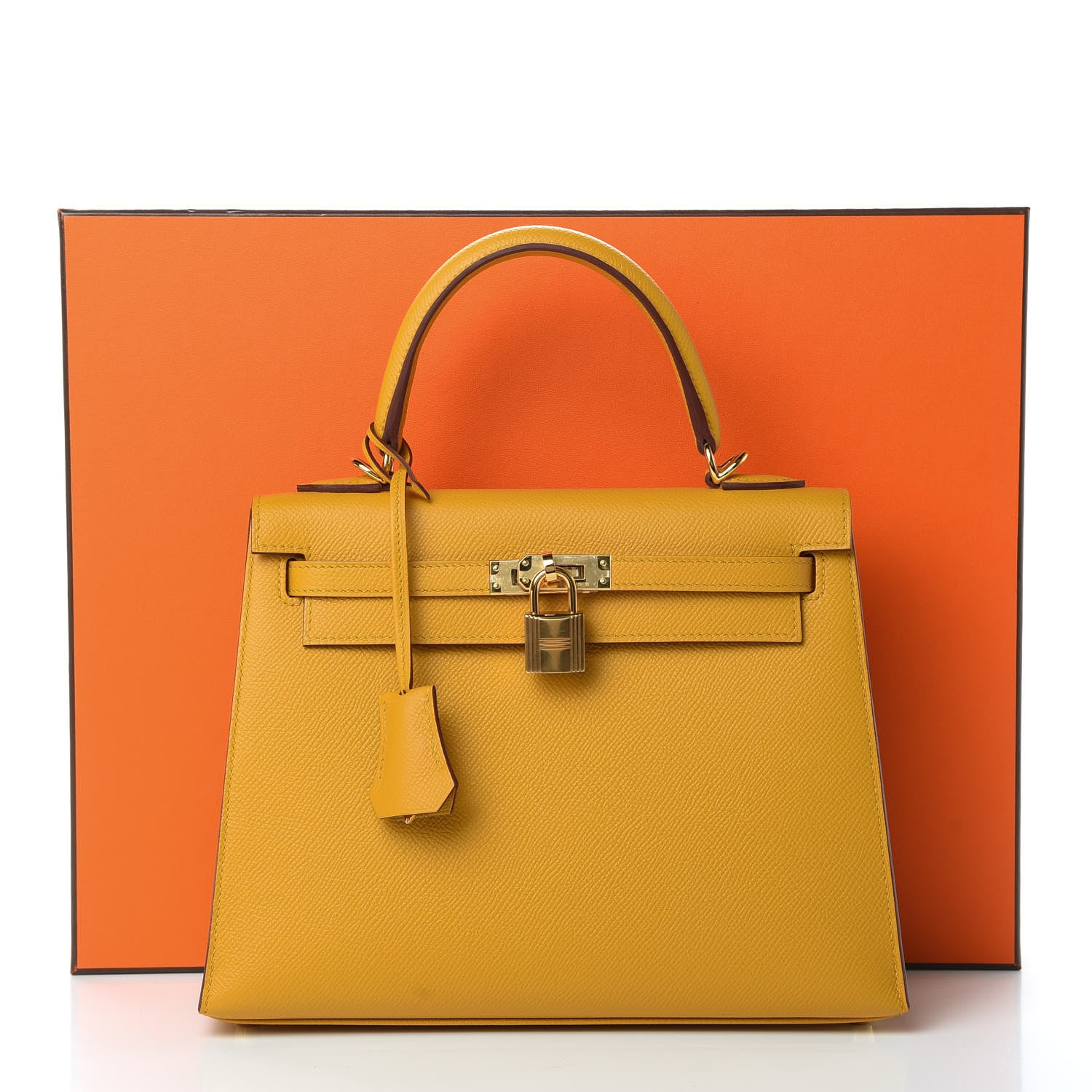 Hermes Epsom Kelly Sellier 25 Jaune Ambre 41 of 41