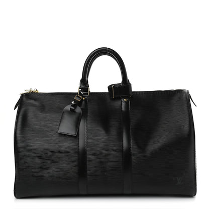 Louis Vuitton Epi Keepall 45 Black 1 of 12