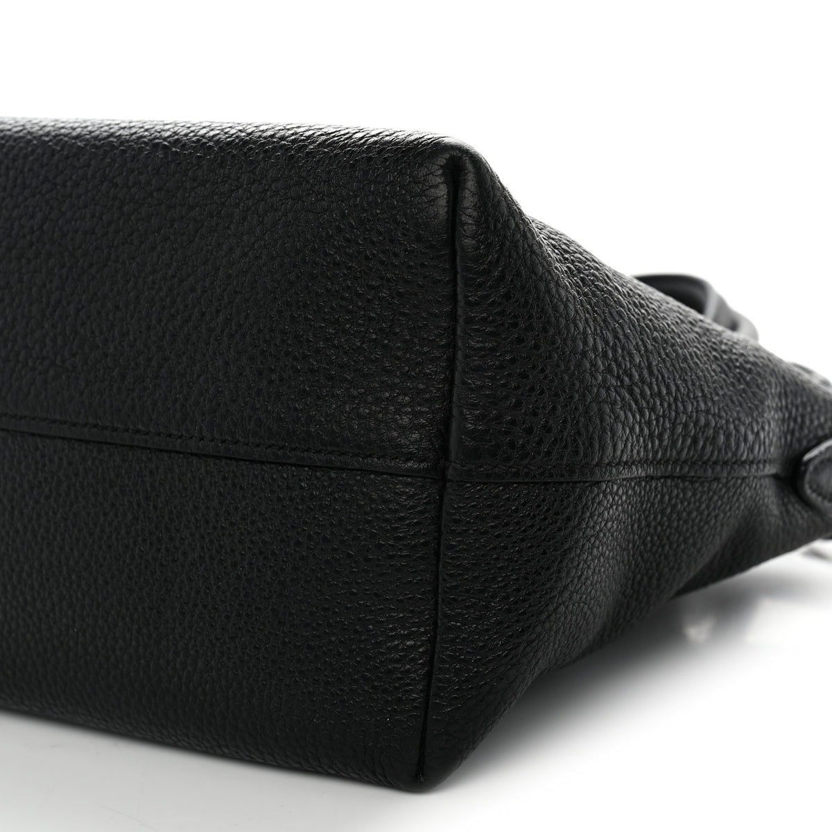 Vitello Daino Small Tote Black