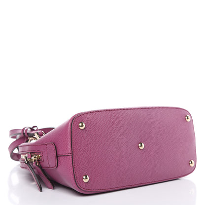 Gucci Dollar Calfskin Dome Bag Purple 4 of 11