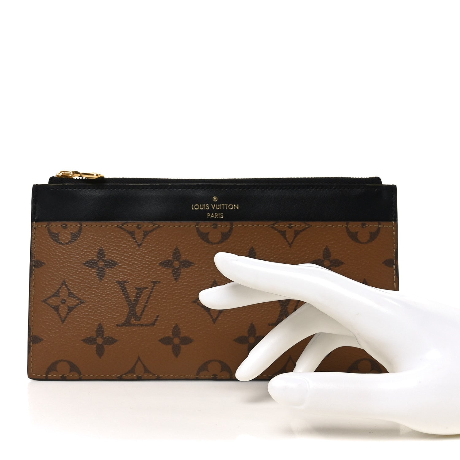 Louis Vuitton Reverse Monogram Slim Purse 2 of 6