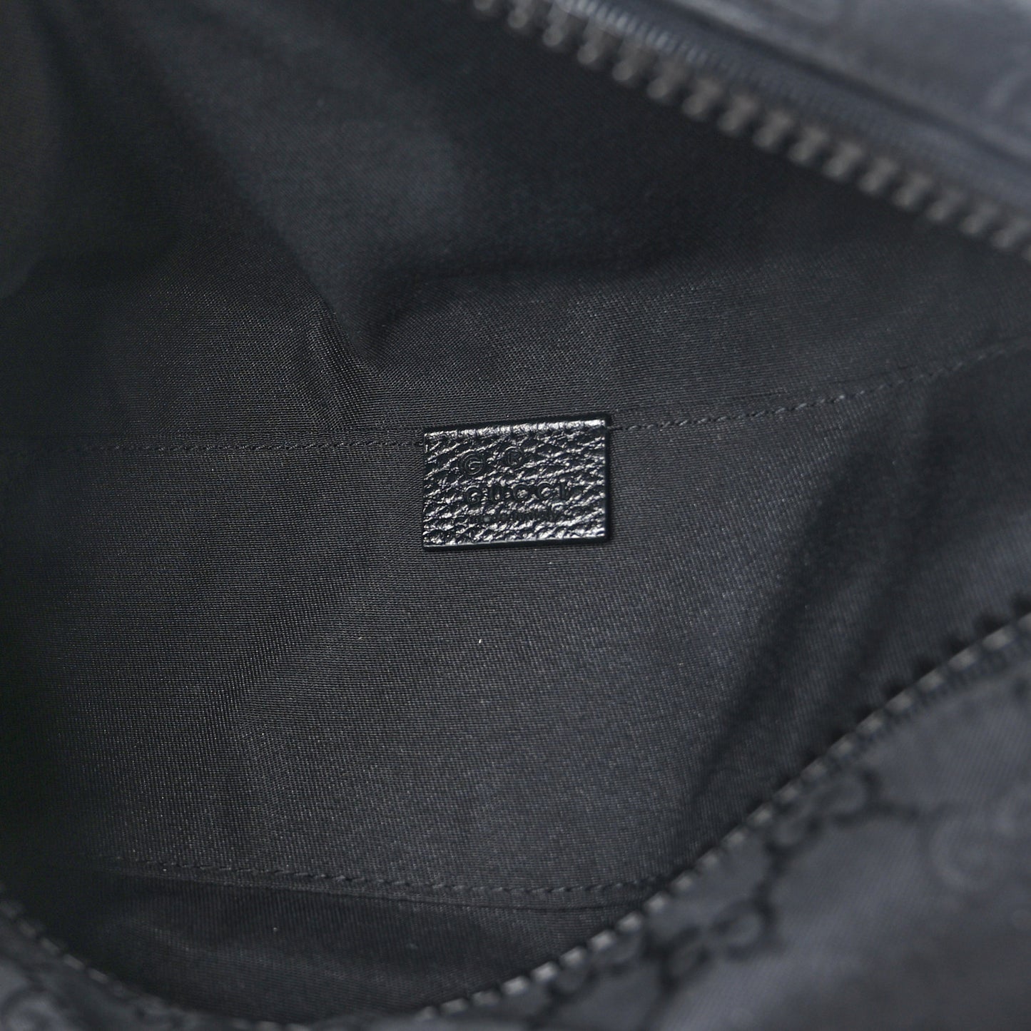 Nylon Monogram Fanny Pack Belt Bag Black