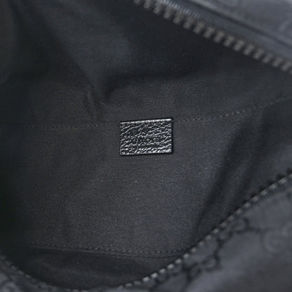 Gucci Nylon Monogram Fanny Pack Belt Bag Black 5 of 10
