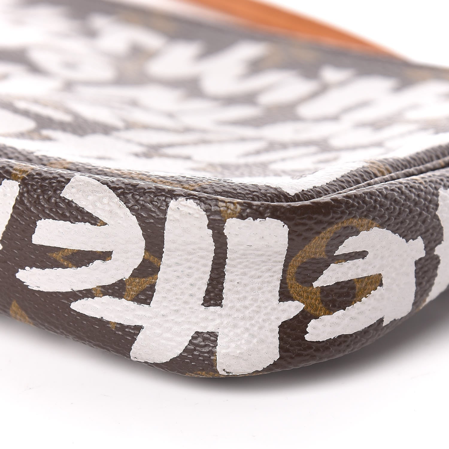 Louis Vuitton Monogram Graffiti Pochette Accessories Silver 7 of 10