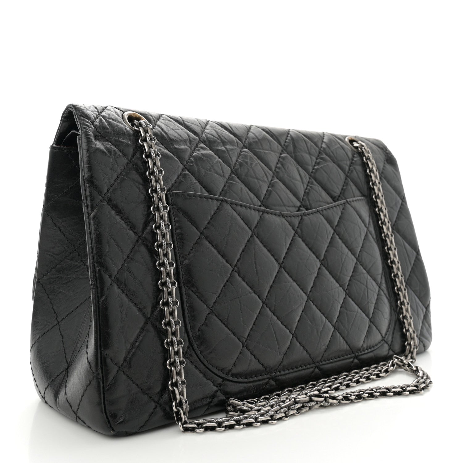 Chanel Aged Calfskin Quilted 2.55 Reissue 227 Flap Black 3 of 11