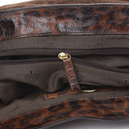 Mulberry Shiny Leopard Oversized Alexa Dark Oak 16 of 17