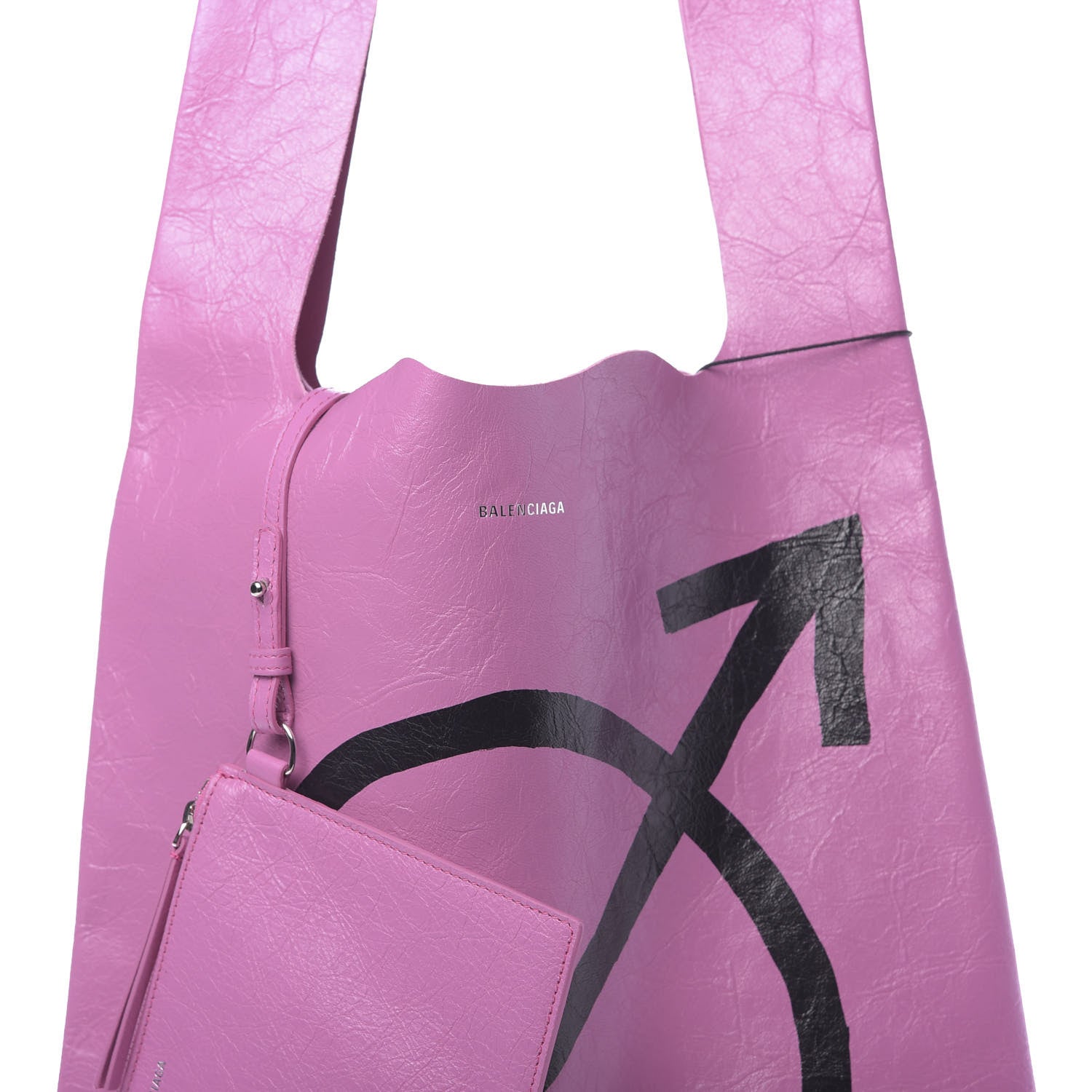 Balenciaga Agneau Arena All Gender M Supermarket Shopper Rose Bonbon 9 of 11