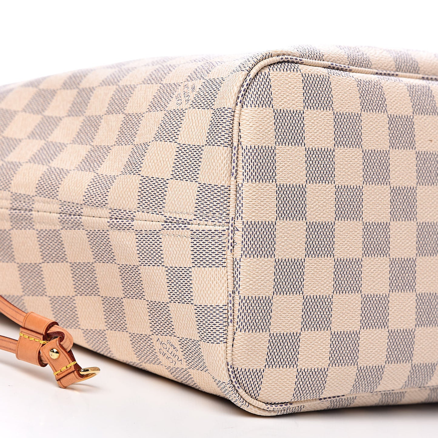 Damier Azur Neo Neverfull MM Rose Ballerine