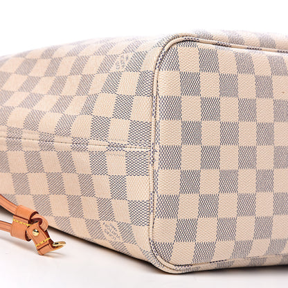 Louis Vuitton Damier Azur Neo Neverfull MM Rose Ballerine 13 of 17