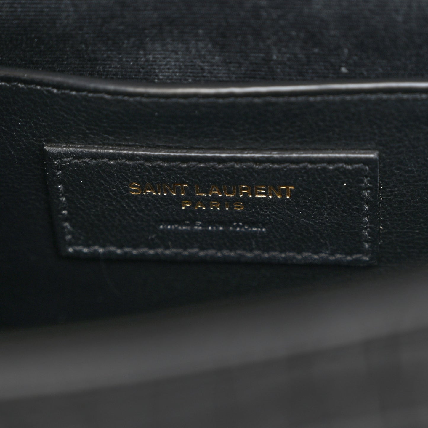 Shiny Calfskin Crocodile Embossed Manhattan Baguette Black