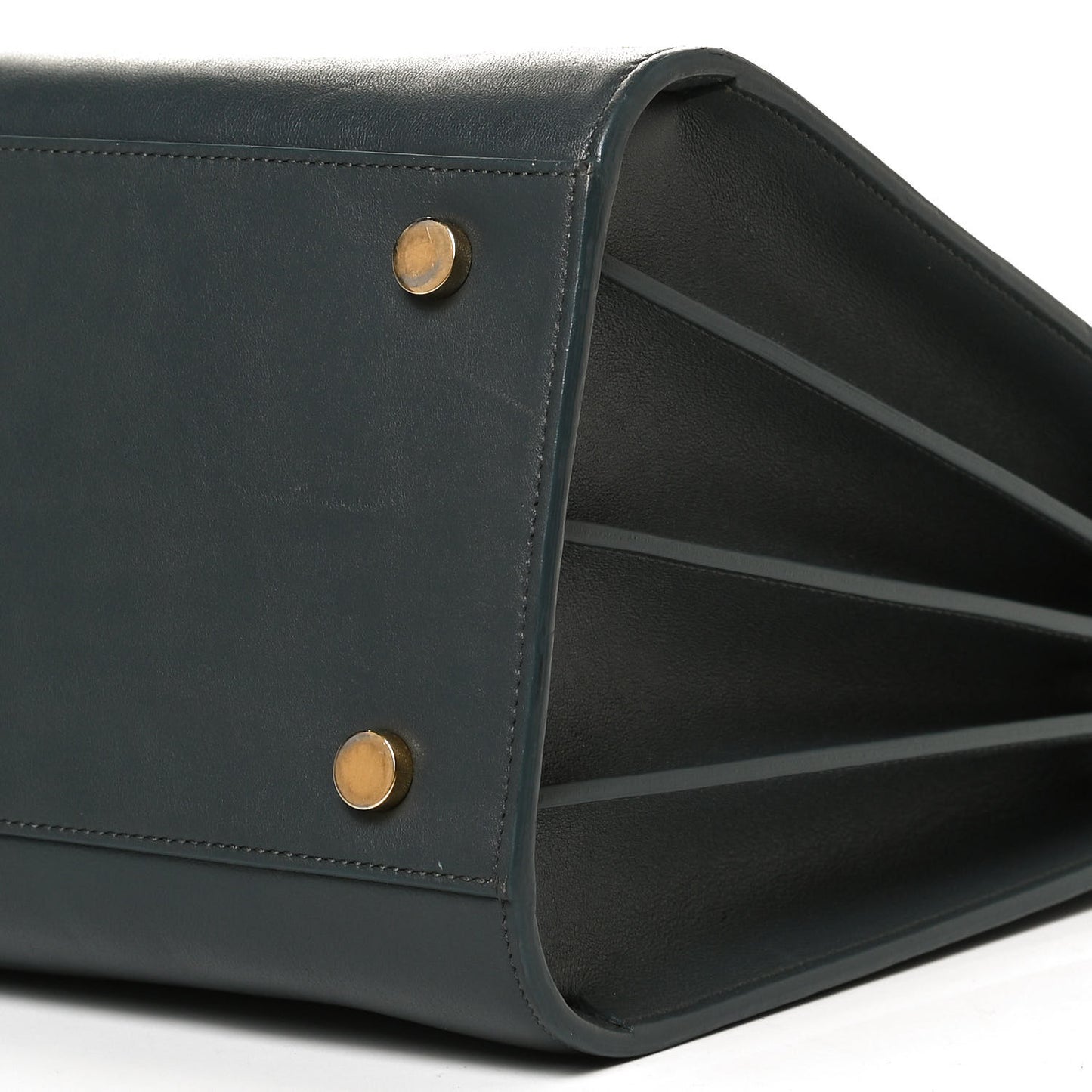 Calfskin Small Sac De Jour Dark Green