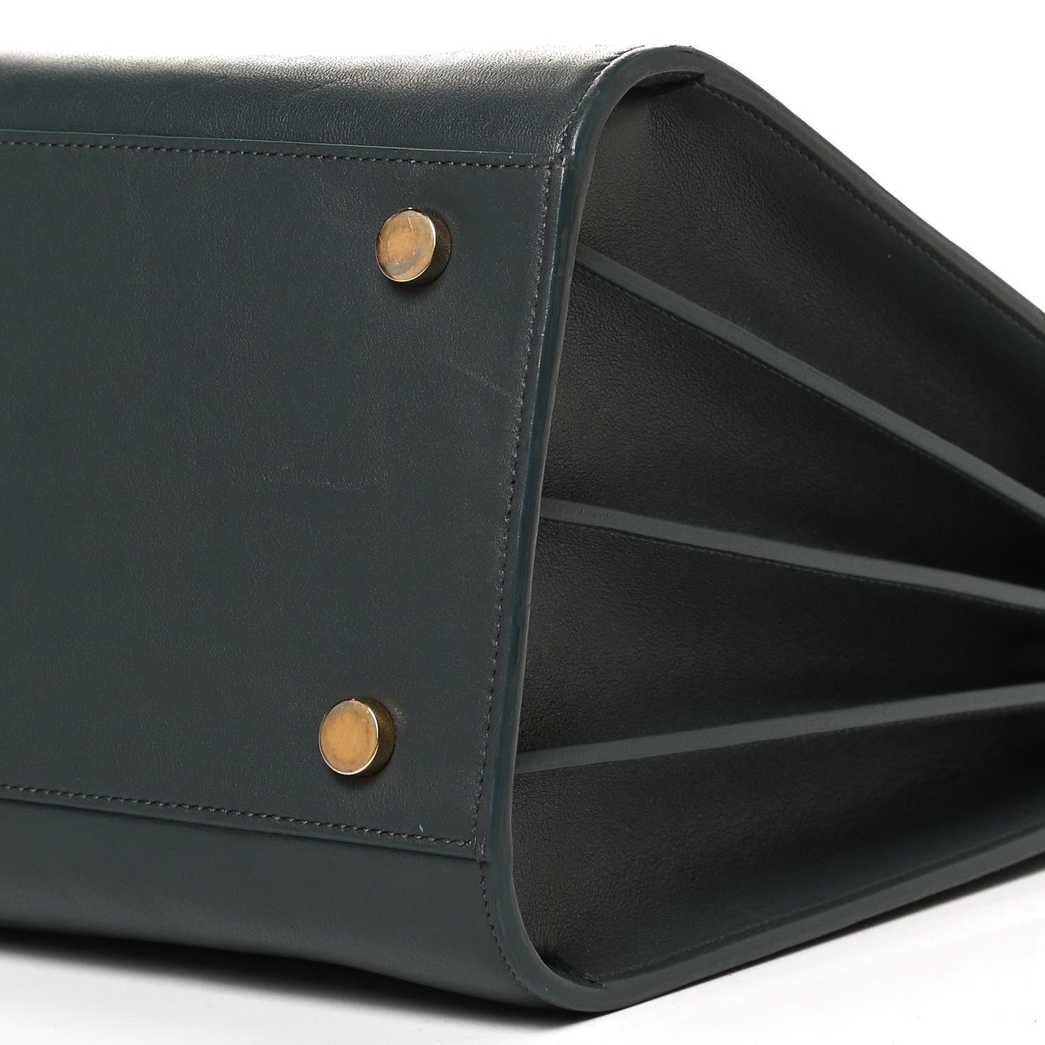 Saint Laurent Calfskin Small Sac De Jour Dark Green 10 of 10