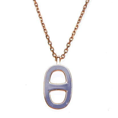 Hermes Laquered Iliade Pendant Necklace 4 of 6