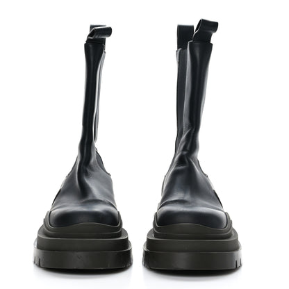 Bottega Veneta Calfskin The Tire Chelsea Boots 38 Black Camping 2 of 10