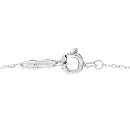 Tiffany Sterling Silver Eiffel Tower Charm Pendant Necklace 4 of 5