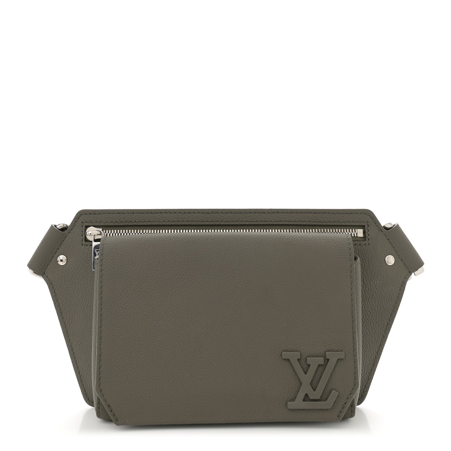 Louis Vuitton Grained Calfskin Aerogram Slingbag Khaki 1 of 10