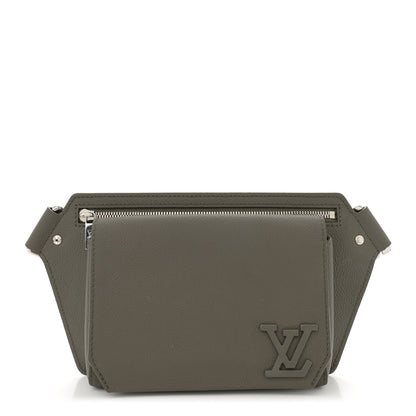 Louis Vuitton Grained Calfskin Aerogram Slingbag Khaki 1 of 10