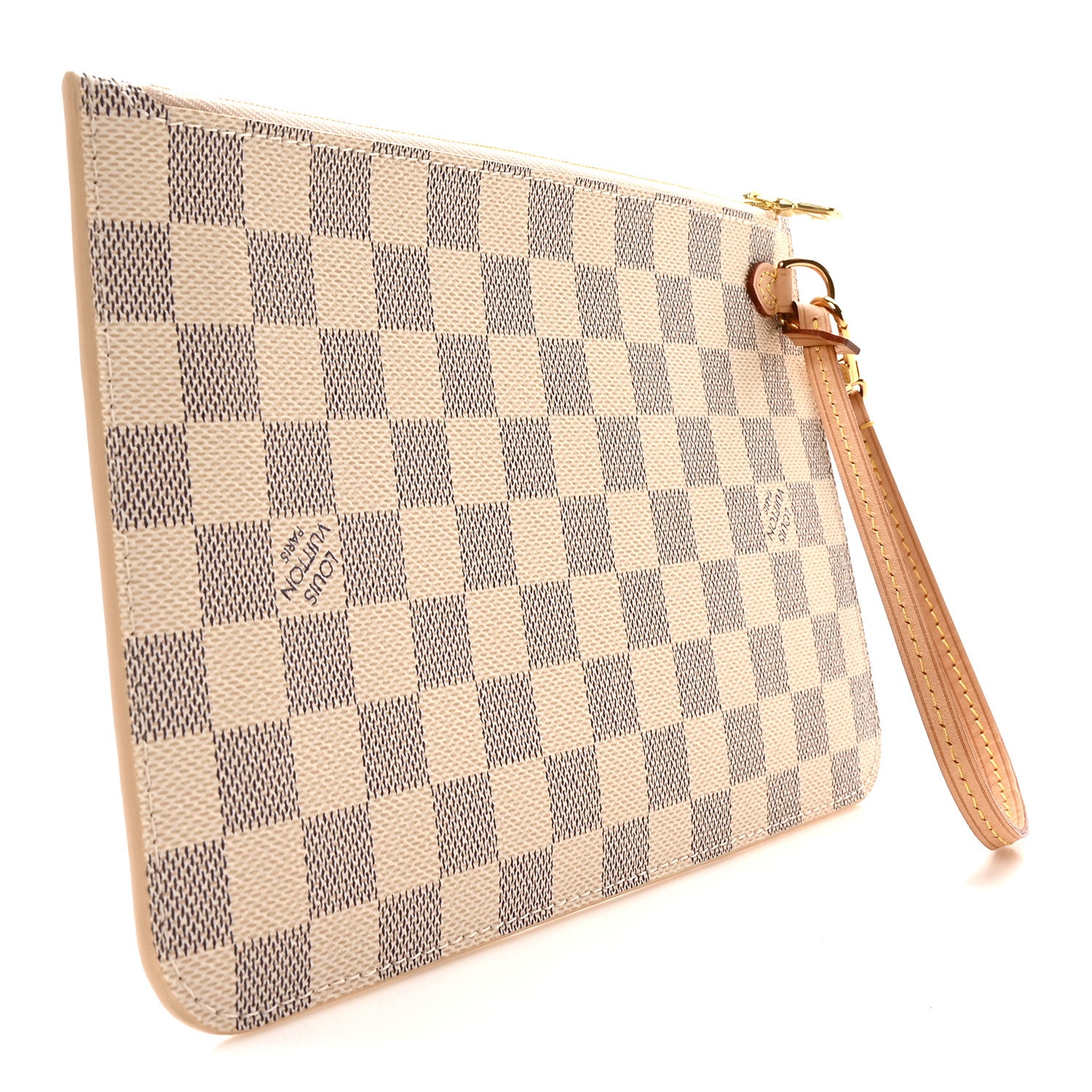 Louis Vuitton Damier Azur Neverfull MM GM Pochette 3 of 9
