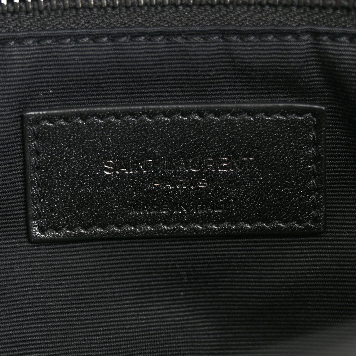 Lambskin Quilted Toy Loulou Puffer Monogram Monochrome Chain Satchel Black