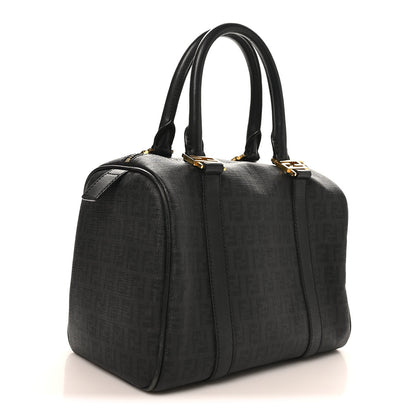 Fendi Zucchino Spalmati Vitello Small Boston Black 3 of 12