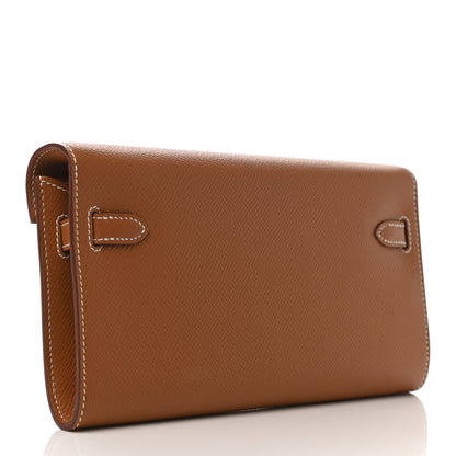 Hermes Epsom Kelly Wallet To Go Gold 3 of 6