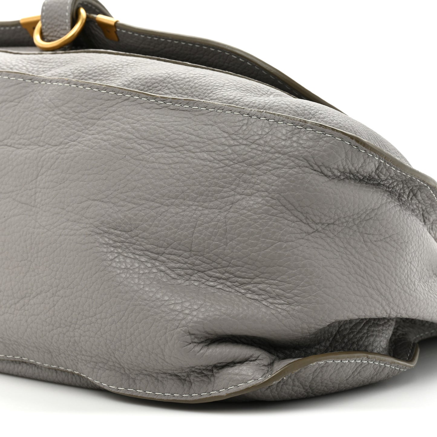Calfskin Large Marcie Satchel Cashmere Grey