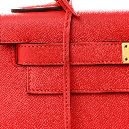 Hermes Epsom Kelly Sellier 28 Rouge Tomate 29 of 29