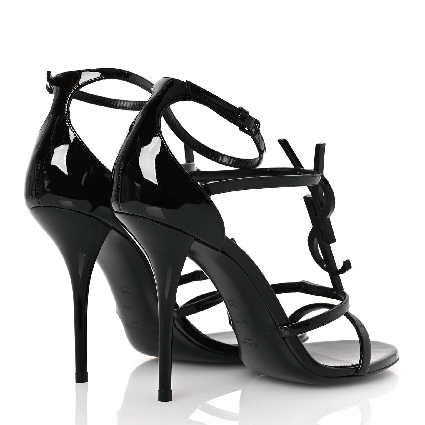 Patent Cassandra 100 Sandals 38 Black