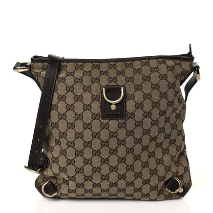 Gucci Monogram Abbey Messenger Bag Dark Brown 1 of 9