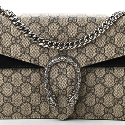 Gucci GG Supreme Monogram Small Dionysus Shoulder Bag Black 8 of 12