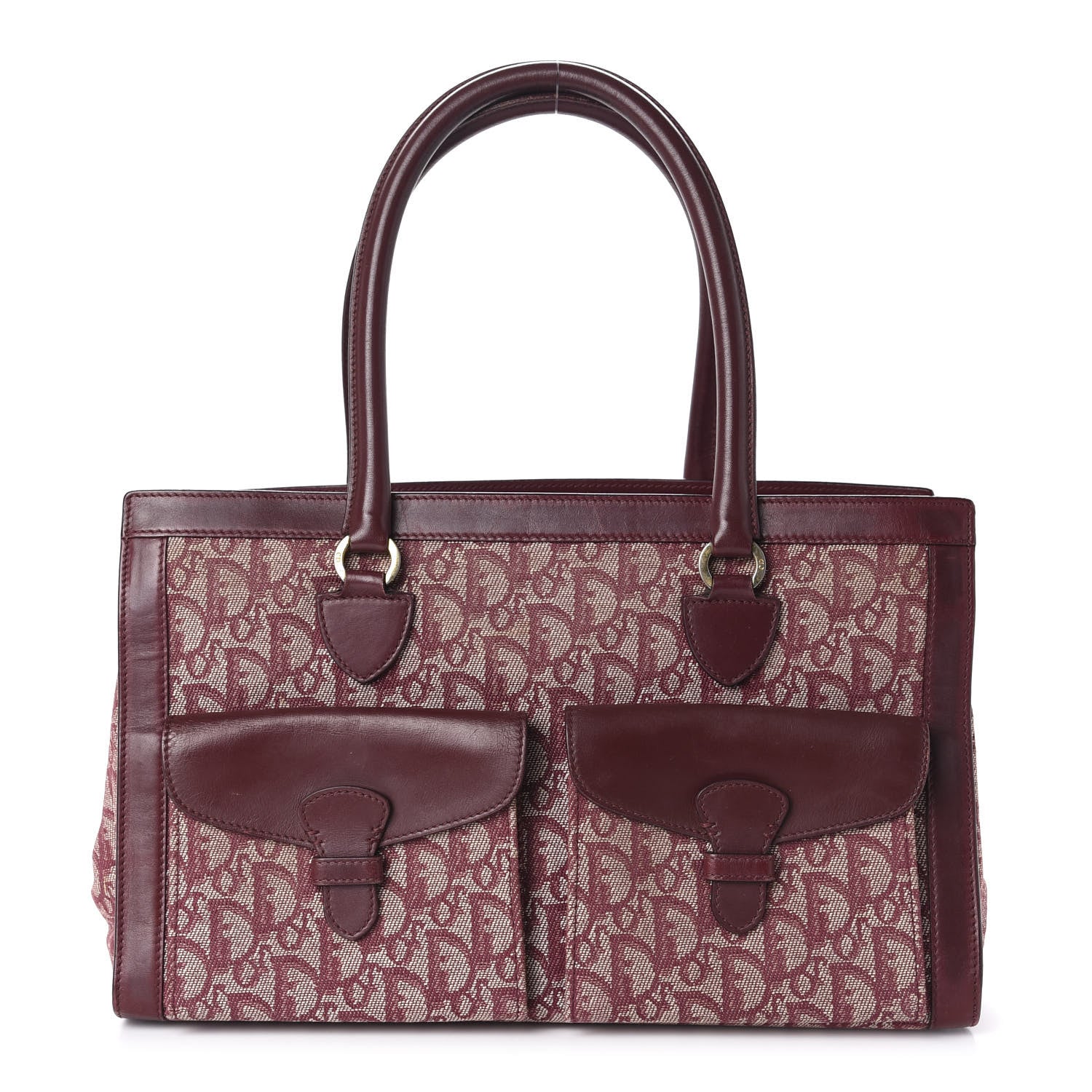 Christian Dior Monogram Tote Red 1 of 10