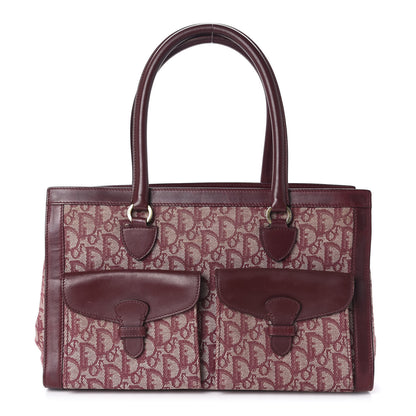 Christian Dior Monogram Tote Red 1 of 10