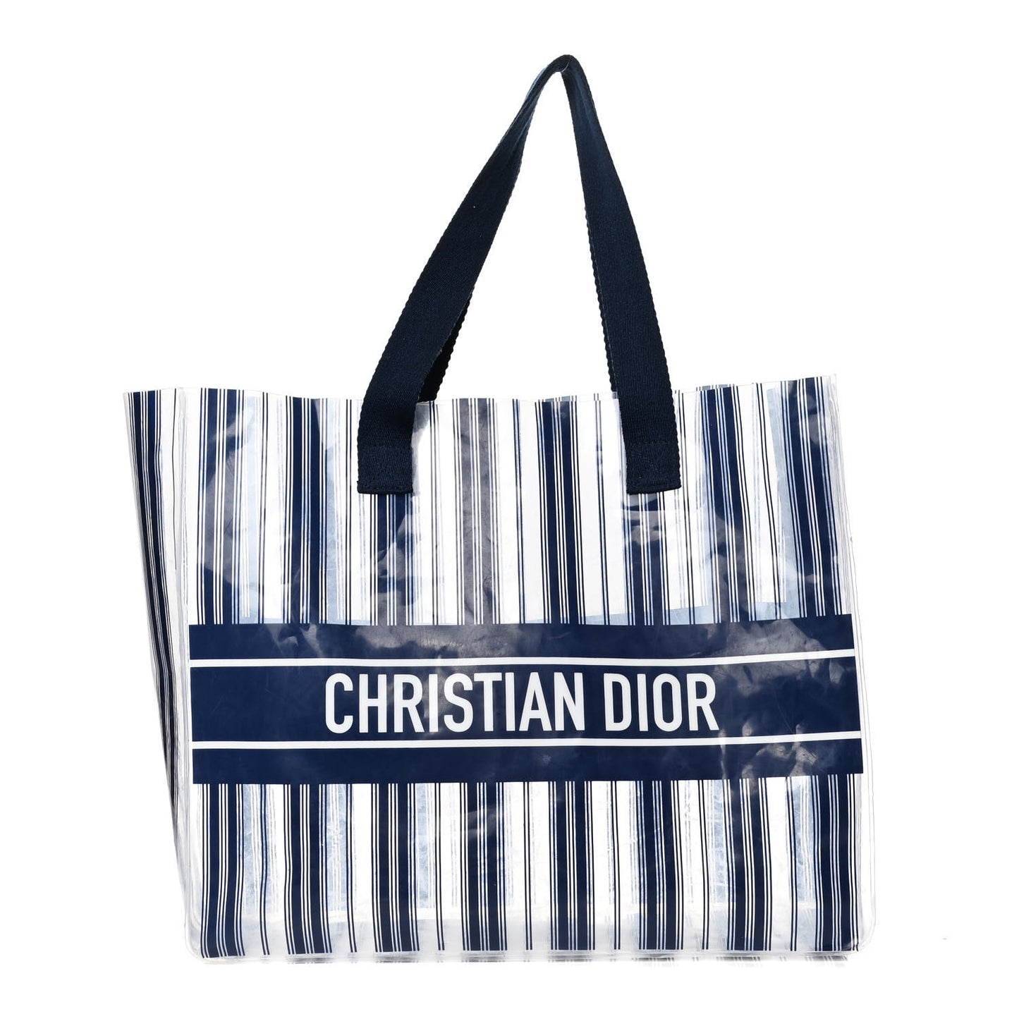 PVC Diorivera Tote Navy