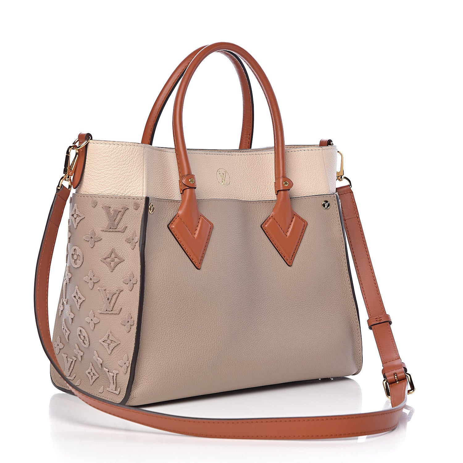 Louis Vuitton Calfskin Monogram Tufting On My Side Galet 3 of 10
