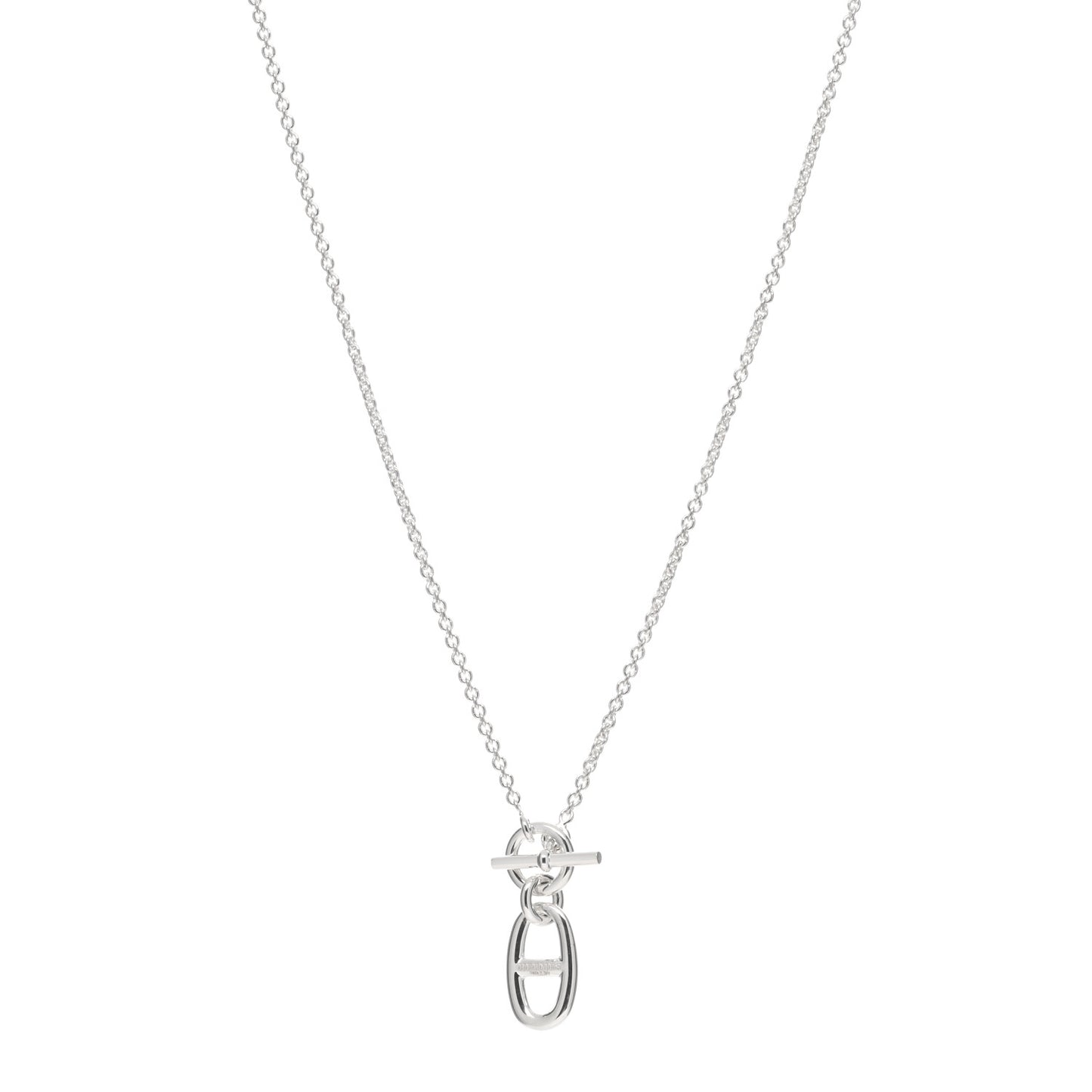 Sterling Silver Amulette Chaine d'Ancre Necklace