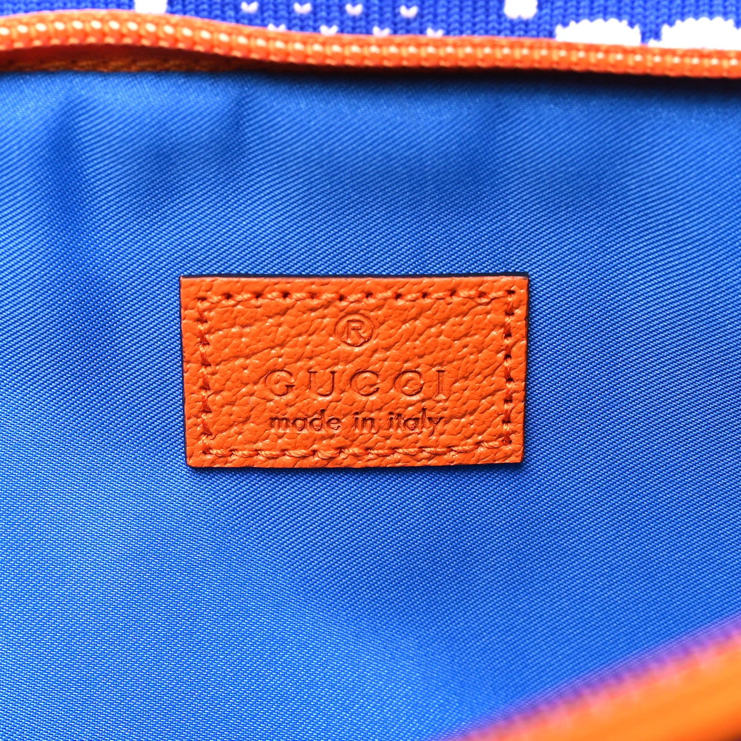 Jersey GG Monogram All Over Sporty Belt Bag Grey White Multicolor