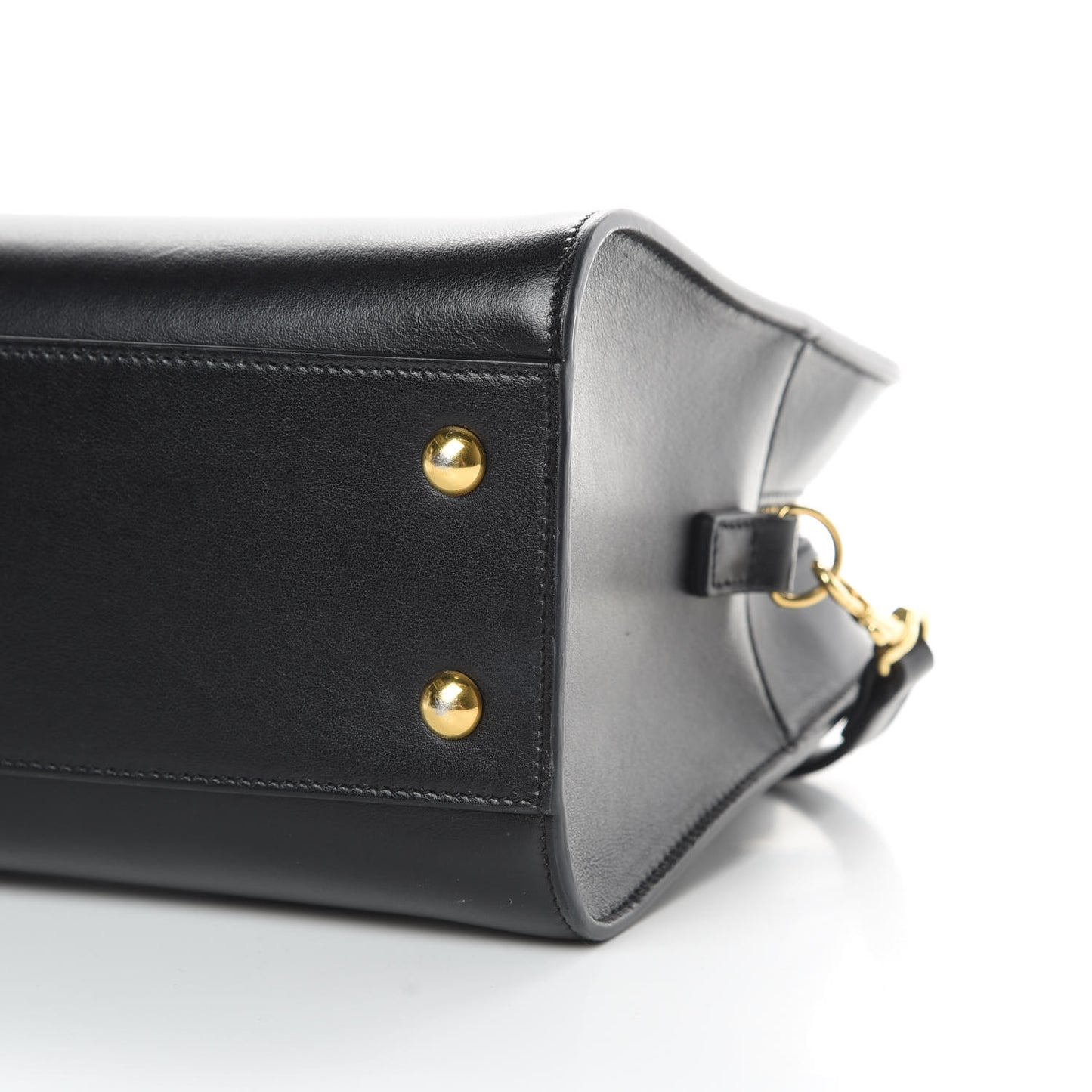 Calfskin Monogram Baby Cabas Black