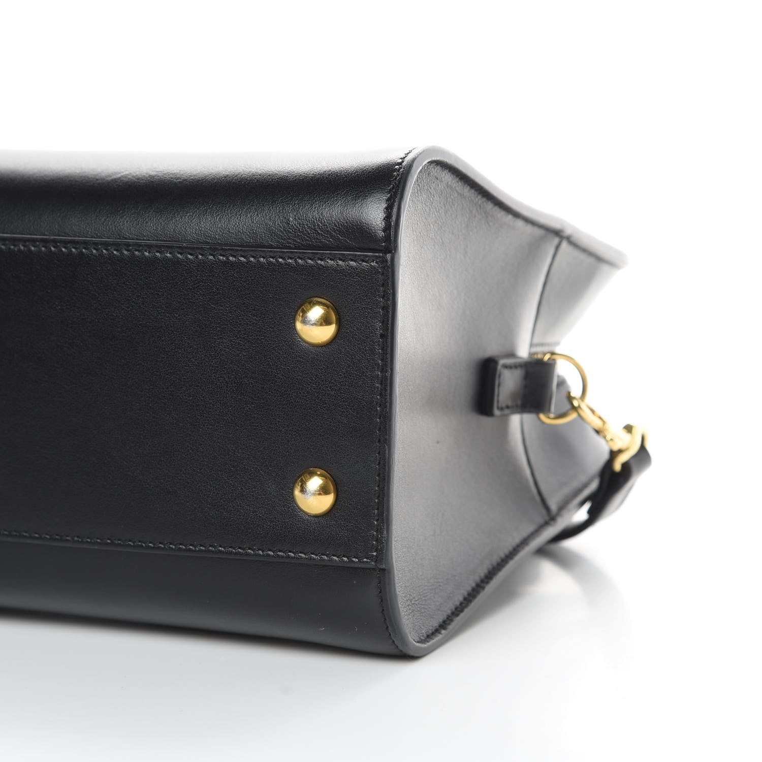 Saint Laurent Calfskin Monogram Baby Cabas Black 10 of 12