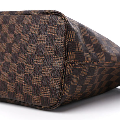 Louis Vuitton Damier Ebene Neo Neverfull MM Rose Ballerine 9 of 13
