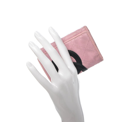 Chanel Calfskin Quilted Cambon 6 Key Holder Pink 2 of 14