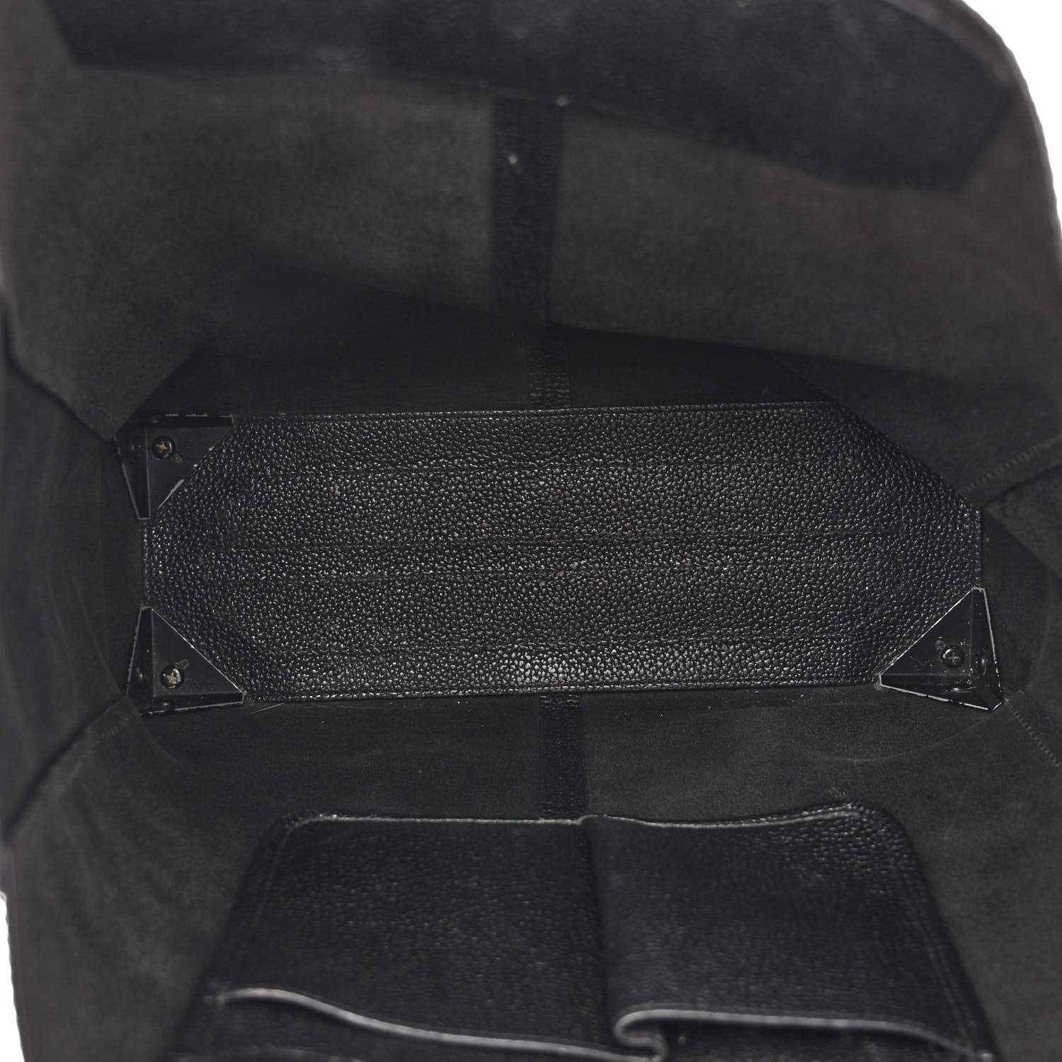 Alexander Wang Pebbled Calfskin Large Prisma Skeletal Tote Black Rose Gold Hardware 9 of 15