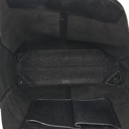 Alexander Wang Pebbled Calfskin Large Prisma Skeletal Tote Black Rose Gold Hardware 9 of 15