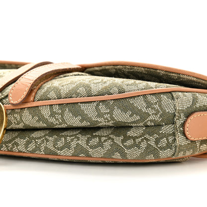 Christian Dior Monogram Saddle Bag Green 10 of 12