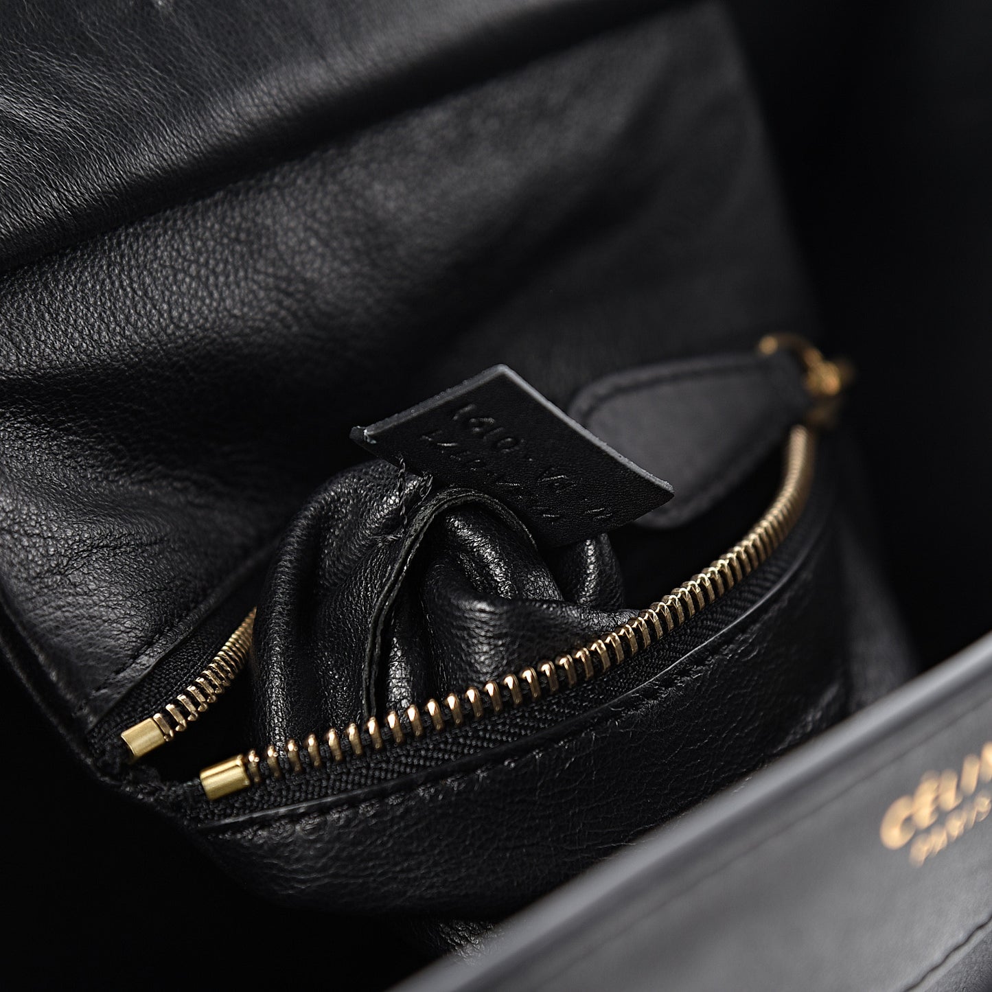 Smooth Calfskin Micro Luggage Black