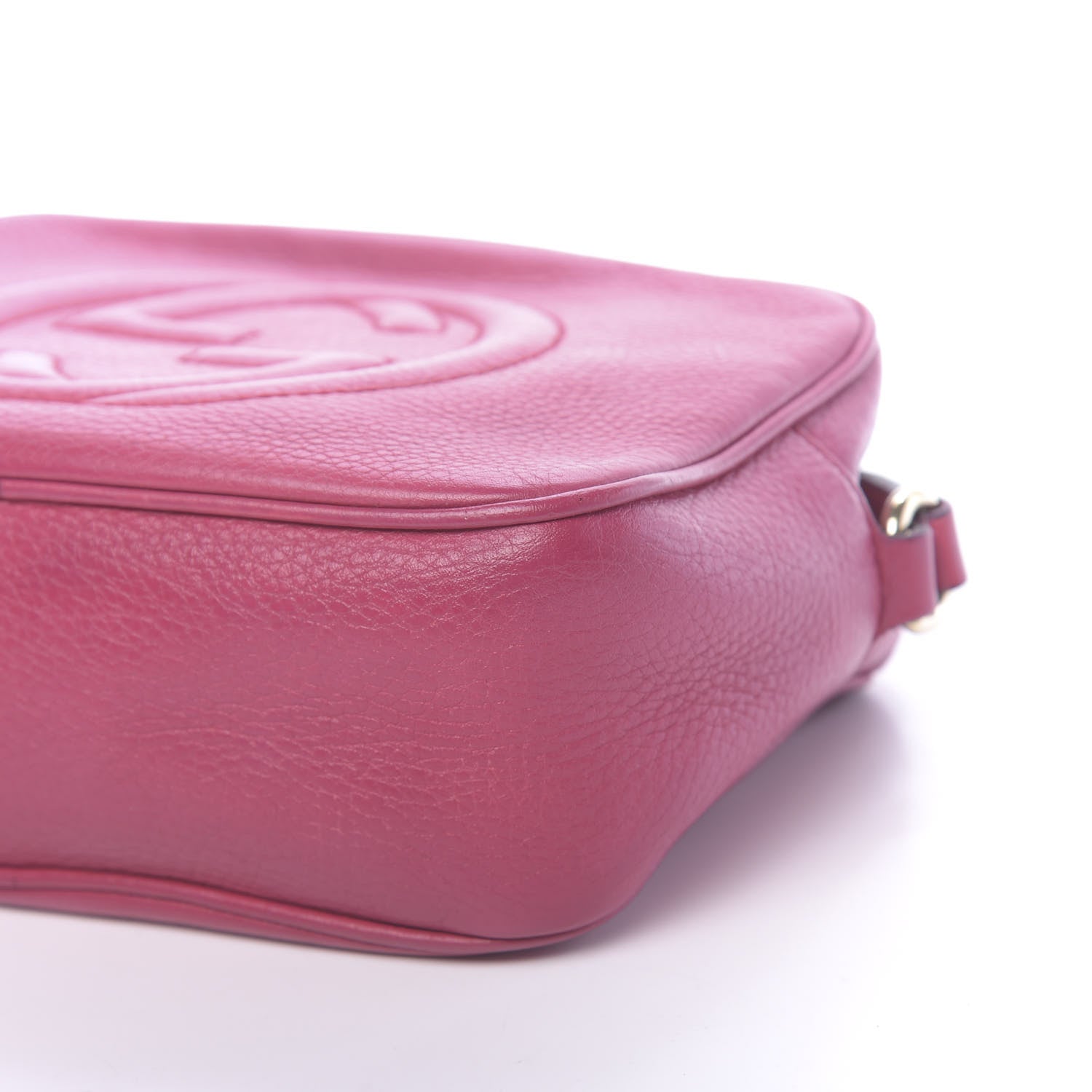 Gucci Cellarius Calfskin Small Soho Disco Bag Bright Bouganville 9 of 10