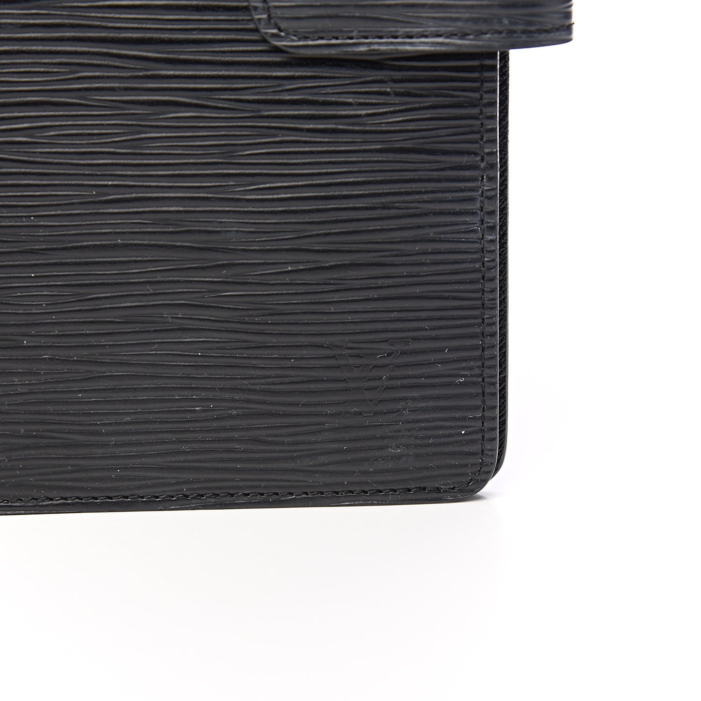 Epi Medium Ring Agenda Cover Black