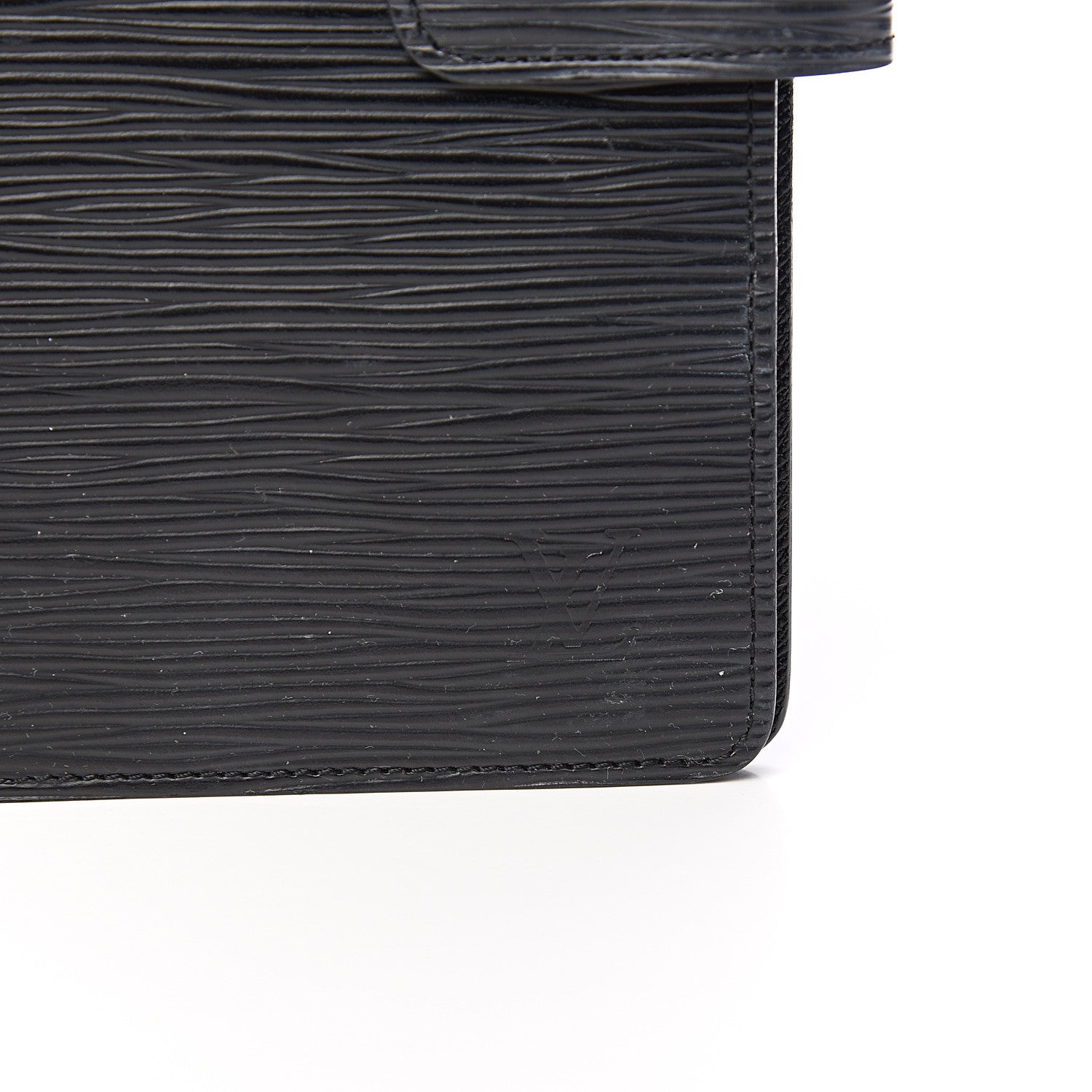 Louis Vuitton Epi Medium Ring Agenda Cover Black 6 of 7