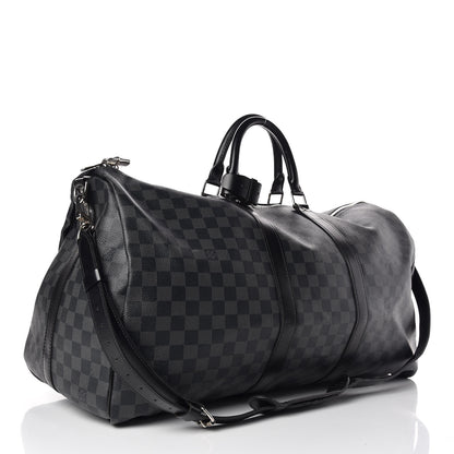 Louis Vuitton Damier Graphite Keepall Bandouliere 55 3 of 12