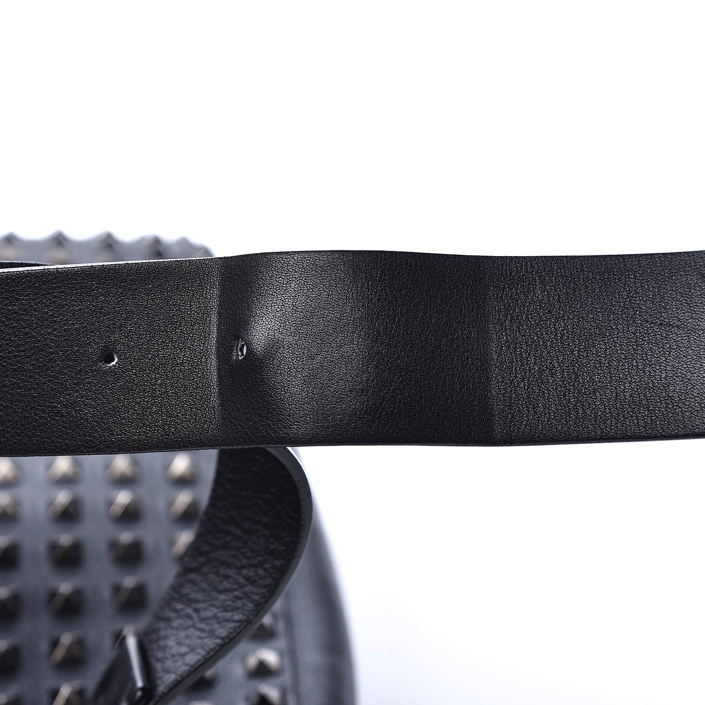 Calfskin Large Rockstud All Over Flip-Lock Messenger Bag Black